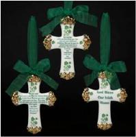 IRISH CROSSES W/SAYINGS 3 PC SET